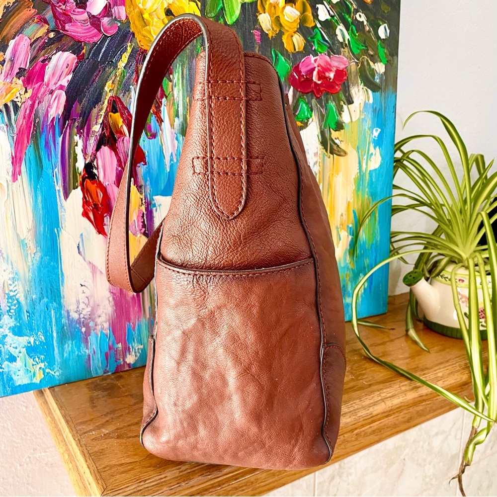 Frye Brown Leather Hobo Bag - Picture 6 of 15